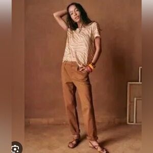 Sezane Manu Trousers size 38 roll up